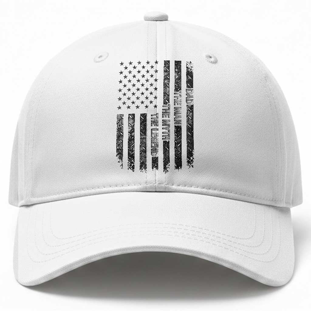 Dad The Man The Myth The Legend Baseball Cap Proud American Welder Gift