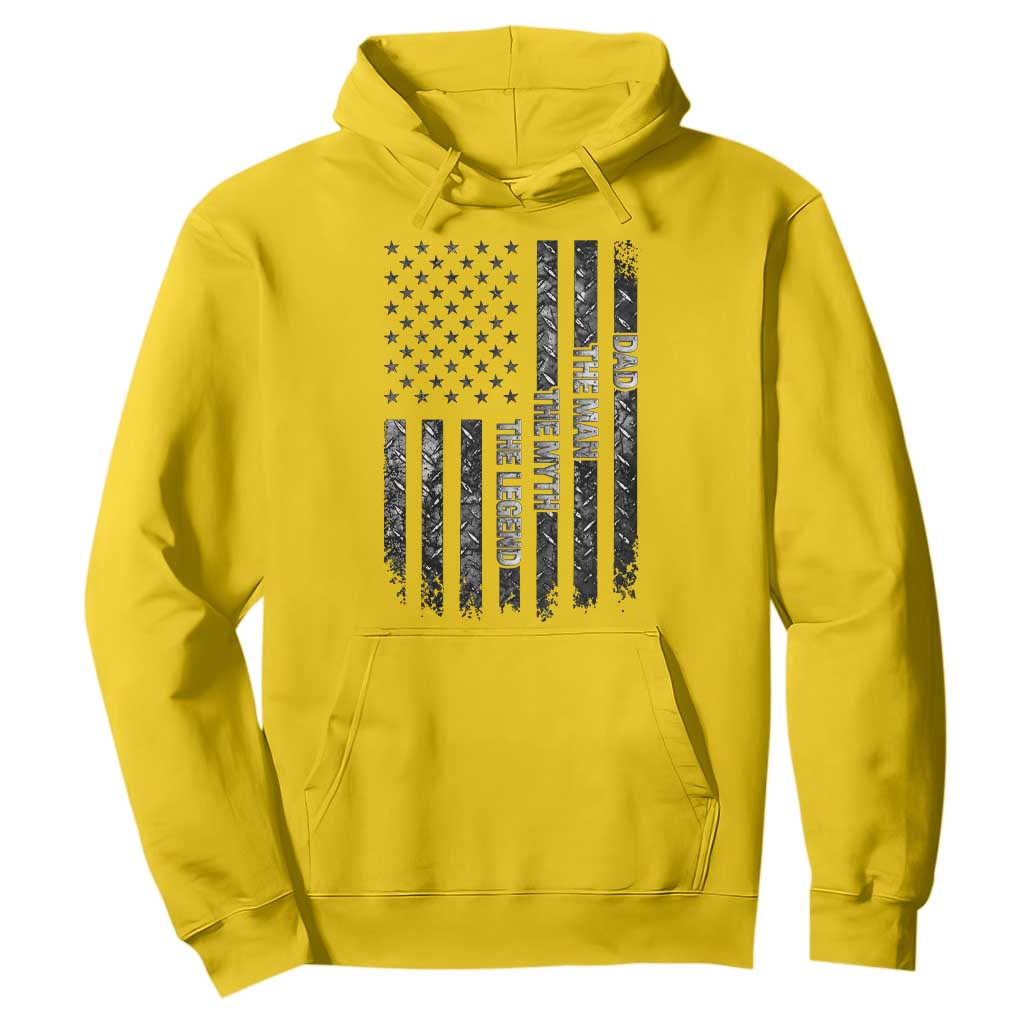 Dad The Man The Myth The Legend Hoodie Proud American Welder Gift TS12 Daisy Print Your Wear