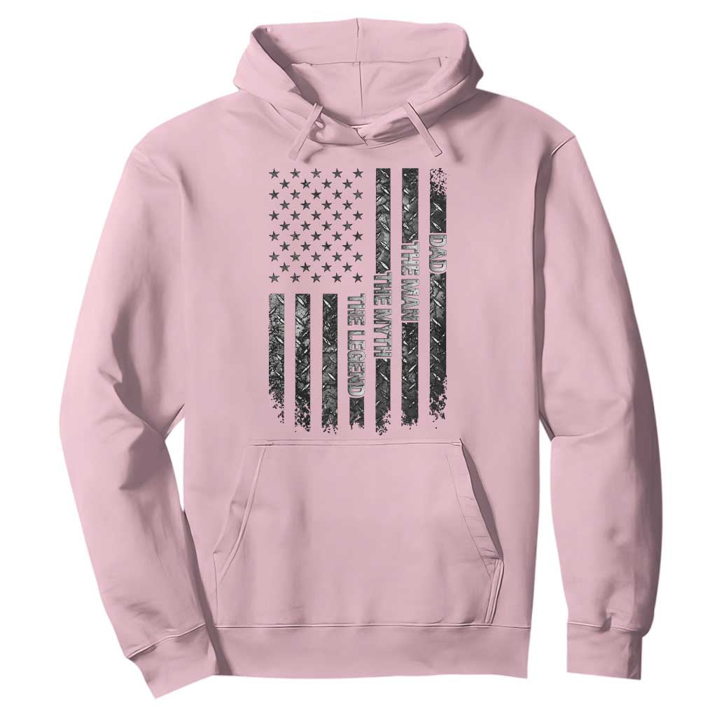 Dad The Man The Myth The Legend Hoodie Proud American Welder Gift TS12 Light Pink Print Your Wear