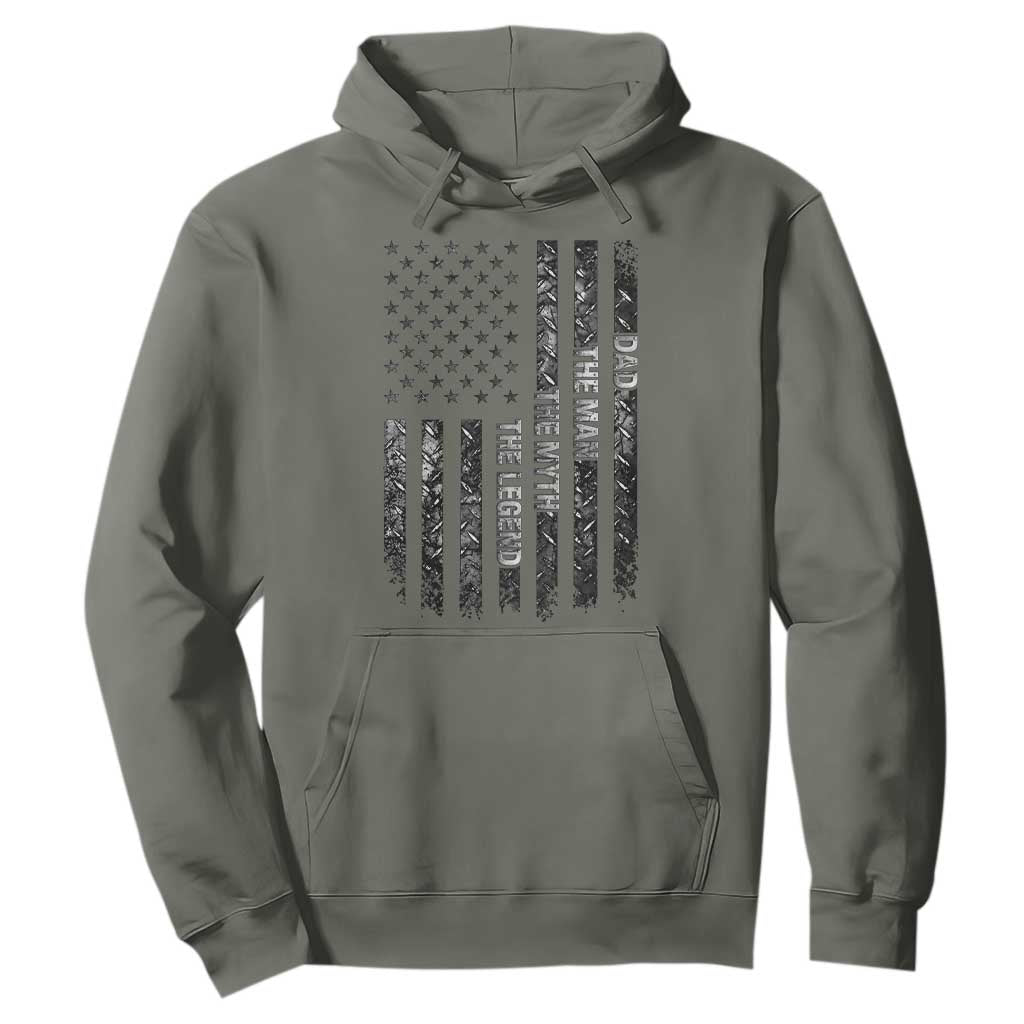 Dad The Man The Myth The Legend Hoodie Proud American Welder Gift TS12 Military Green Print Your Wear
