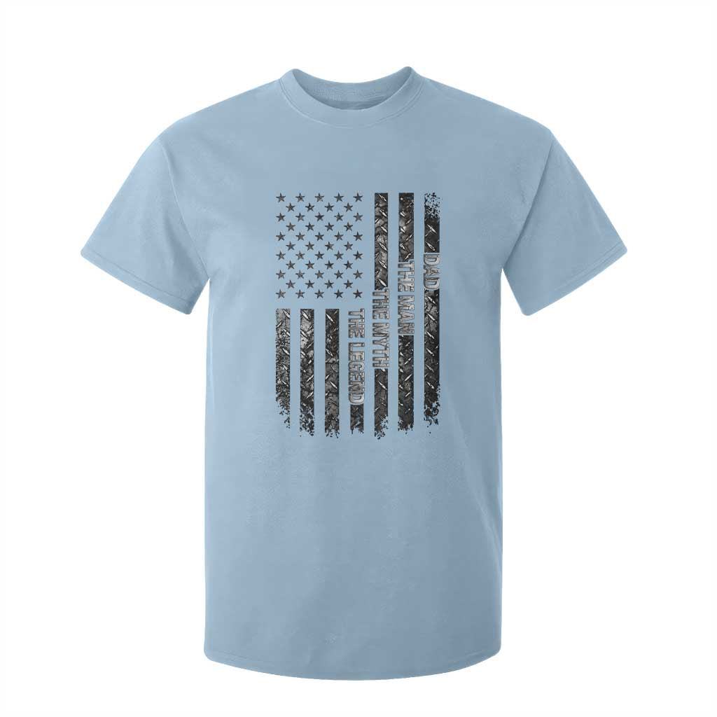 Dad The Man The Myth The Legend T Shirt For Kid Proud American Welder Gift TS12 Light Blue Print Your Wear