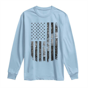 Dad The Man The Myth The Legend Long Sleeve Shirt Proud American Welder Gift TS12 Light Blue Print Your Wear