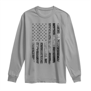 Dad The Man The Myth The Legend Long Sleeve Shirt Proud American Welder Gift TS12 Sport Gray Print Your Wear