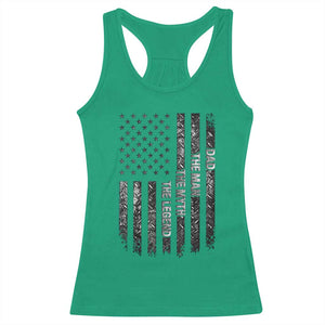 Dad The Man The Myth The Legend Racerback Tank Top Proud American Welder Gift TS12 Irish Green Print Your Wear
