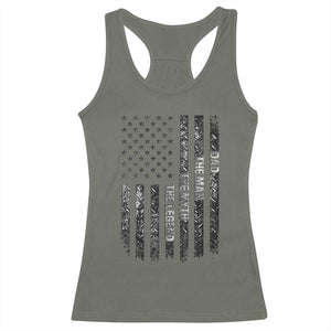 Dad The Man The Myth The Legend Racerback Tank Top Proud American Welder Gift TS12 Military Green Print Your Wear