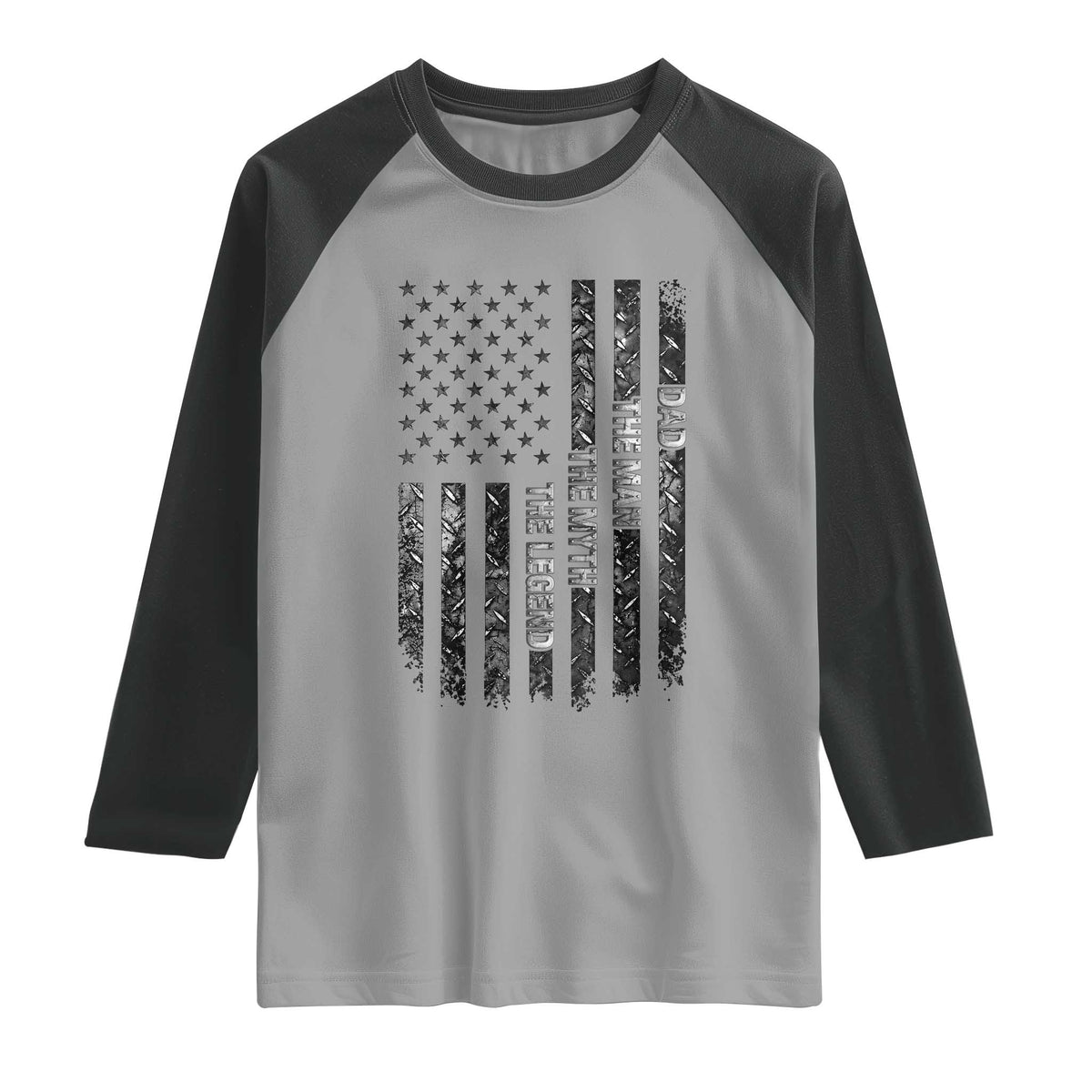 Dad The Man The Myth The Legend Raglan Shirt Proud American Welder Gift