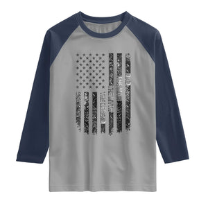 Dad The Man The Myth The Legend Raglan Shirt Proud American Welder Gift