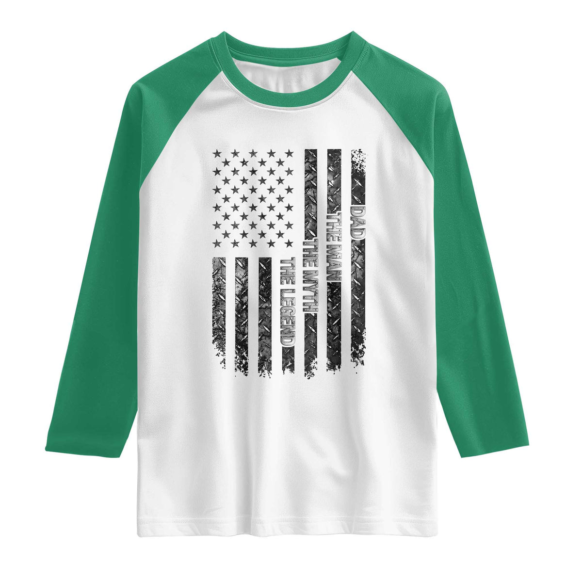Dad The Man The Myth The Legend Raglan Shirt Proud American Welder Gift