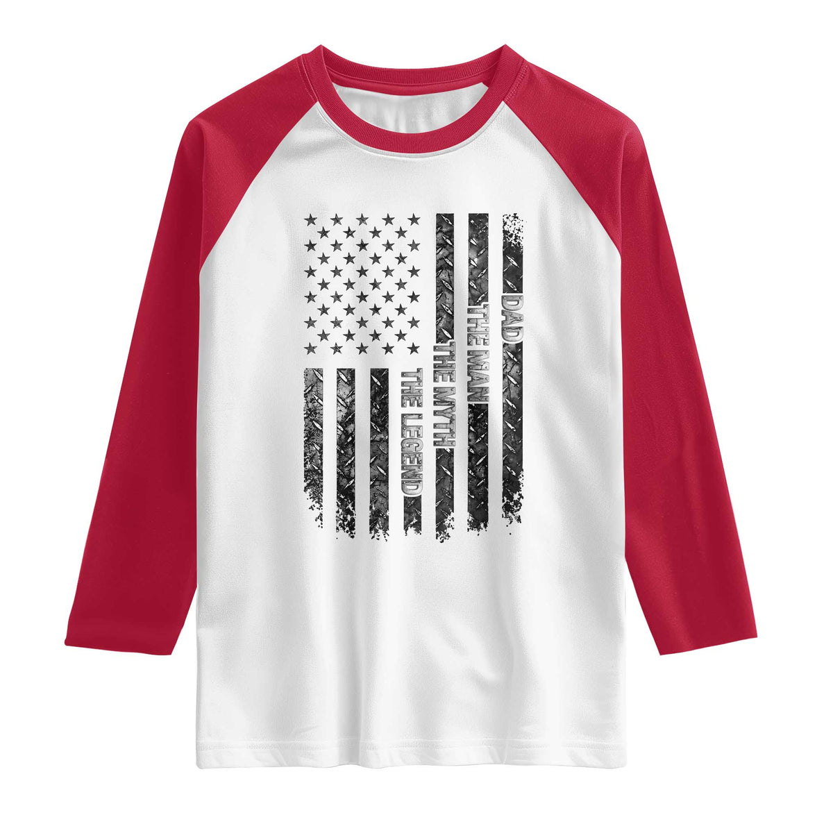 Dad The Man The Myth The Legend Raglan Shirt Proud American Welder Gift