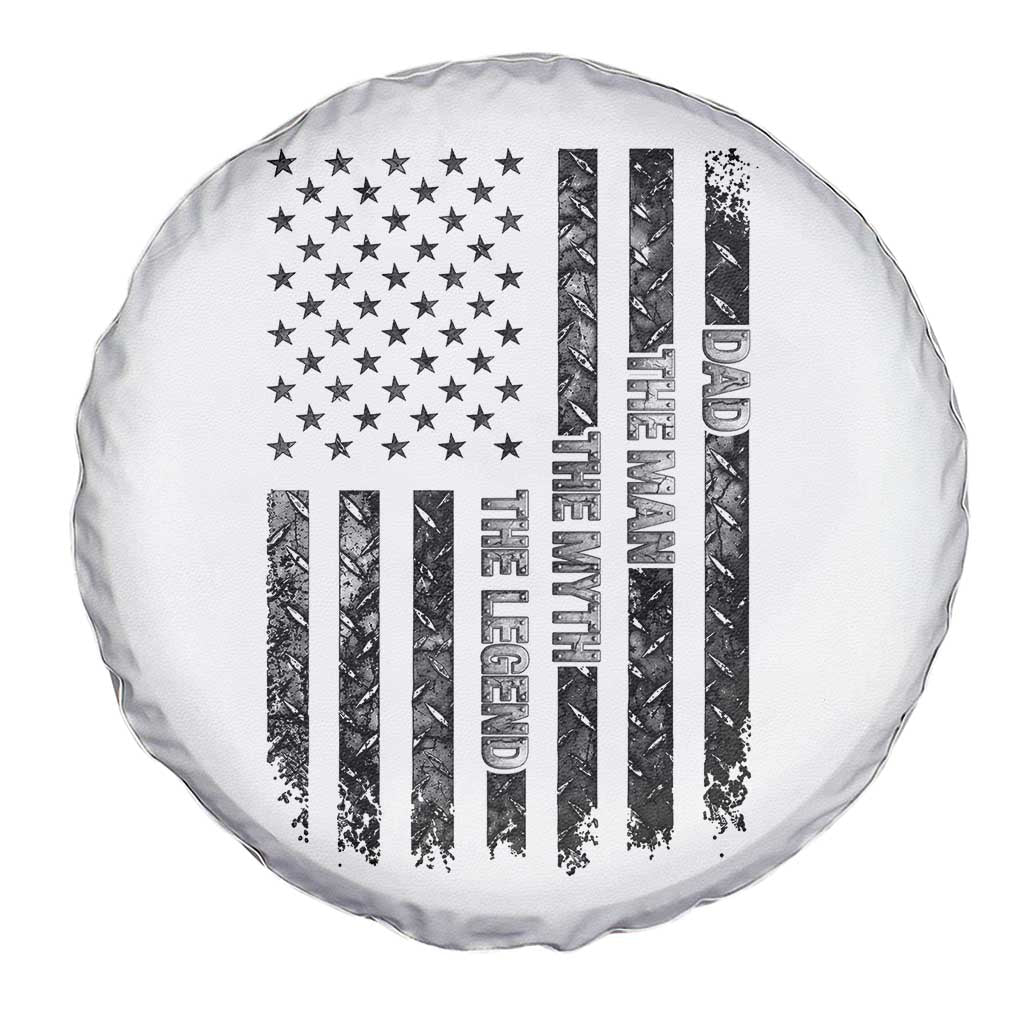 Dad The Man The Myth The Legend Spare Tire Cover Proud American Welder Gift TS12 Print Your Wear