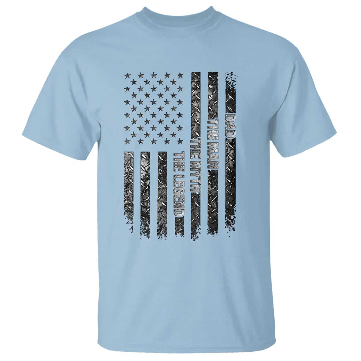 Dad The Man The Myth The Legend T Shirt Proud American Welder Gift TS12 Light Blue Print Your Wear