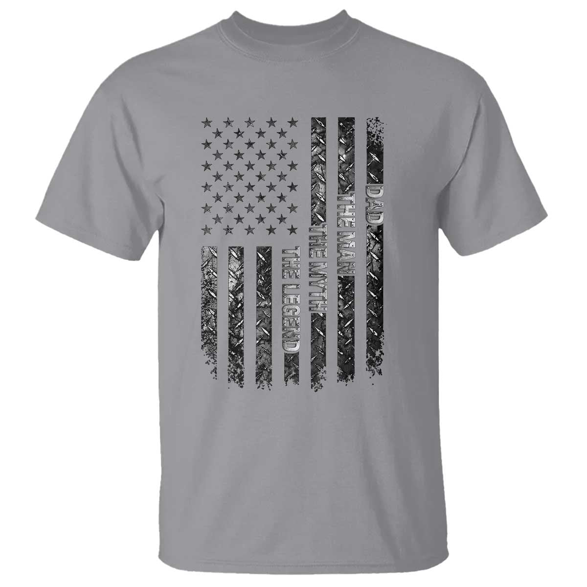 Dad The Man The Myth The Legend T Shirt Proud American Welder Gift TS12 Sport Gray Print Your Wear