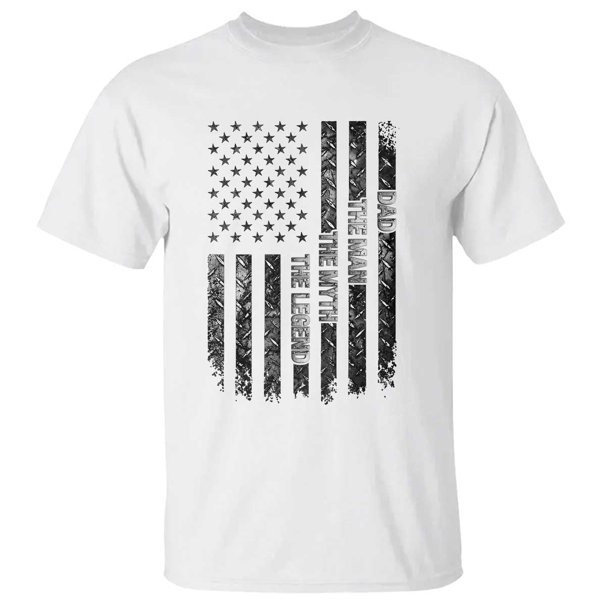 Dad The Man The Myth The Legend T Shirt Proud American Welder Gift TS12 White Print Your Wear