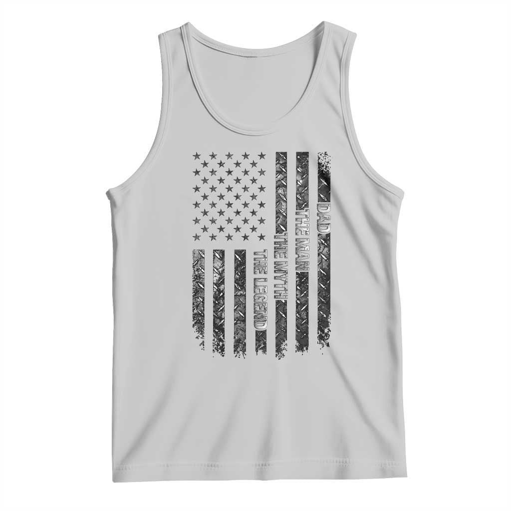 Dad The Man The Myth The Legend Tank Top Proud American Welder Gift TS12 Ash Print Your Wear
