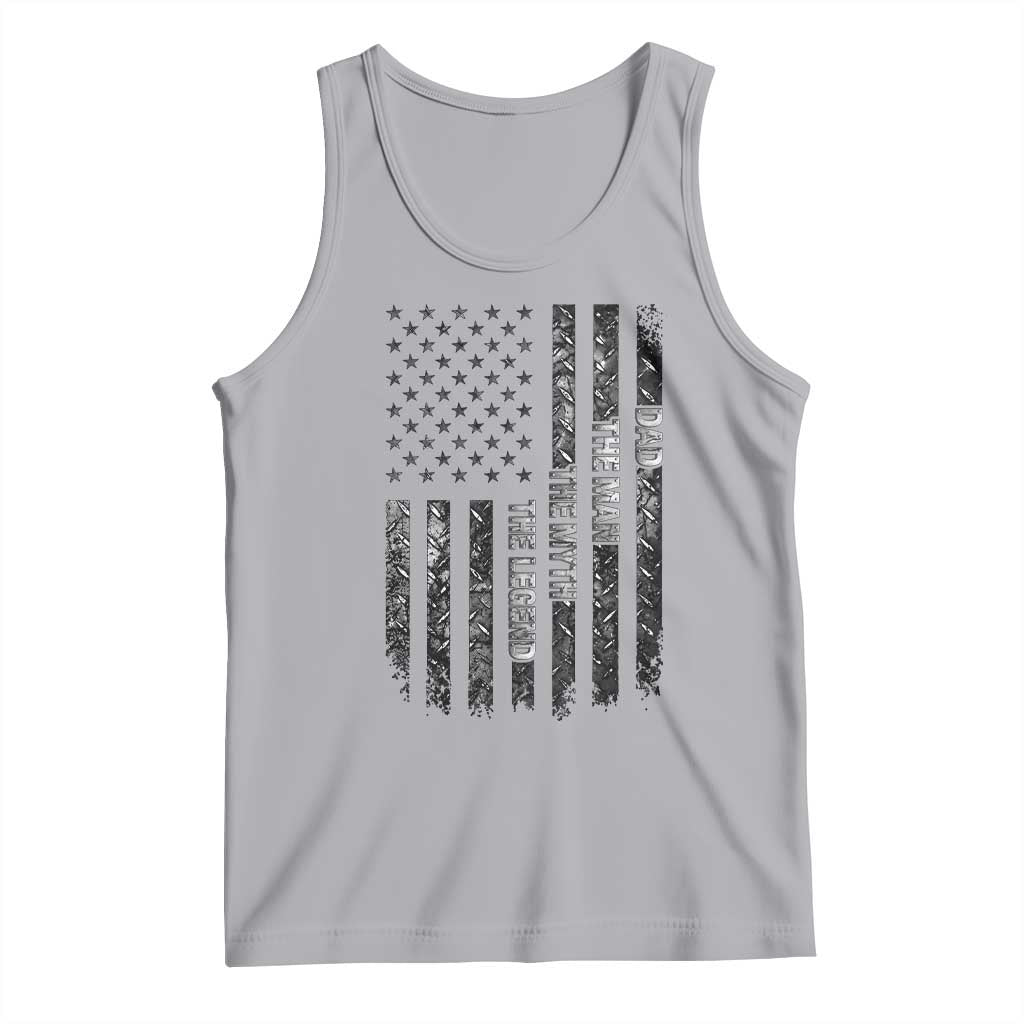 Dad The Man The Myth The Legend Tank Top Proud American Welder Gift TS12 Athletic Heather Print Your Wear