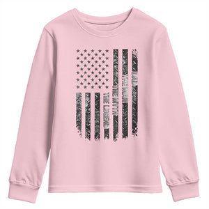 Dad The Man The Myth The Legend Youth Sweatshirt Proud American Welder Gift TS12 Light Pink Print Your Wear