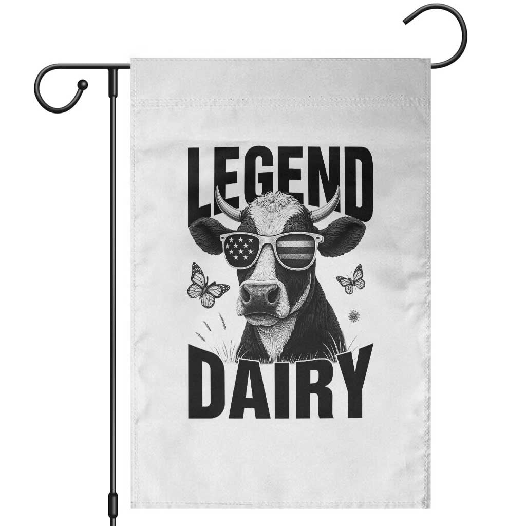 Legend Dairy Garden Flag Funny Farmer Milk Joke Cow TS12 White Print Your Wear