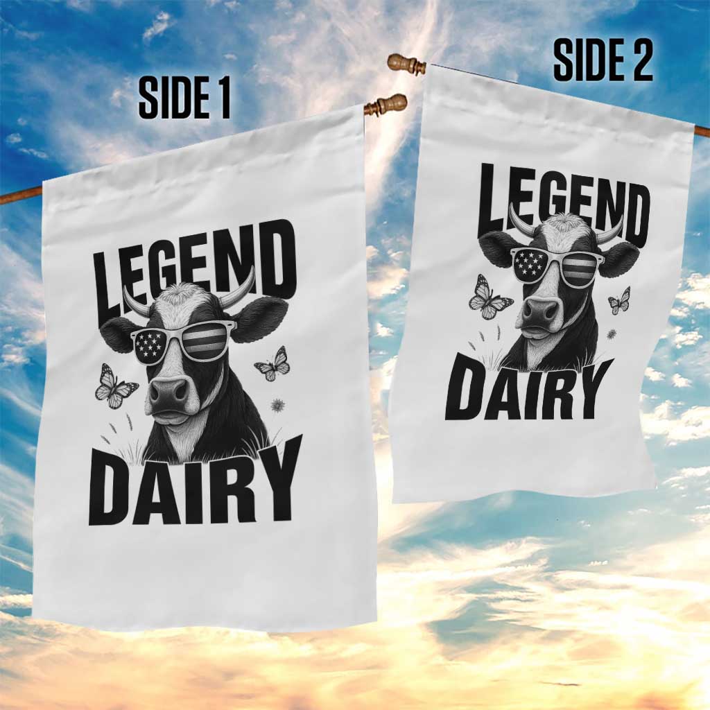 Legend Dairy Garden Flag Funny Farmer Milk Joke Cow TS12 Print Your Wear