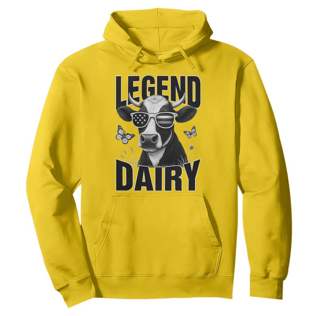 Legend Dairy Hoodie Funny Farmer Milk Joke Cow TS12 Daisy Print Your Wear