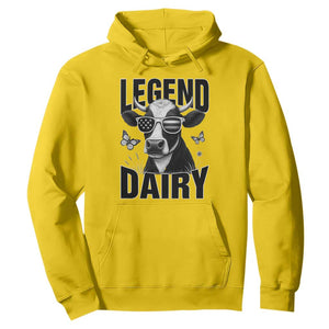 Legend Dairy Hoodie Funny Farmer Milk Joke Cow TS12 Daisy Print Your Wear