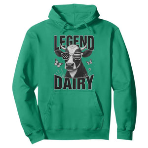 Legend Dairy Hoodie Funny Farmer Milk Joke Cow TS12 Irish Green Print Your Wear
