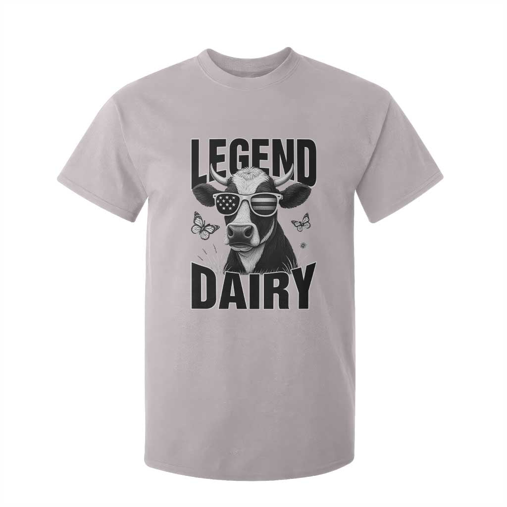 Legend Dairy T Shirt For Kid Funny Farmer Milk Joke Cow TS12 Ice Gray Print Your Wear