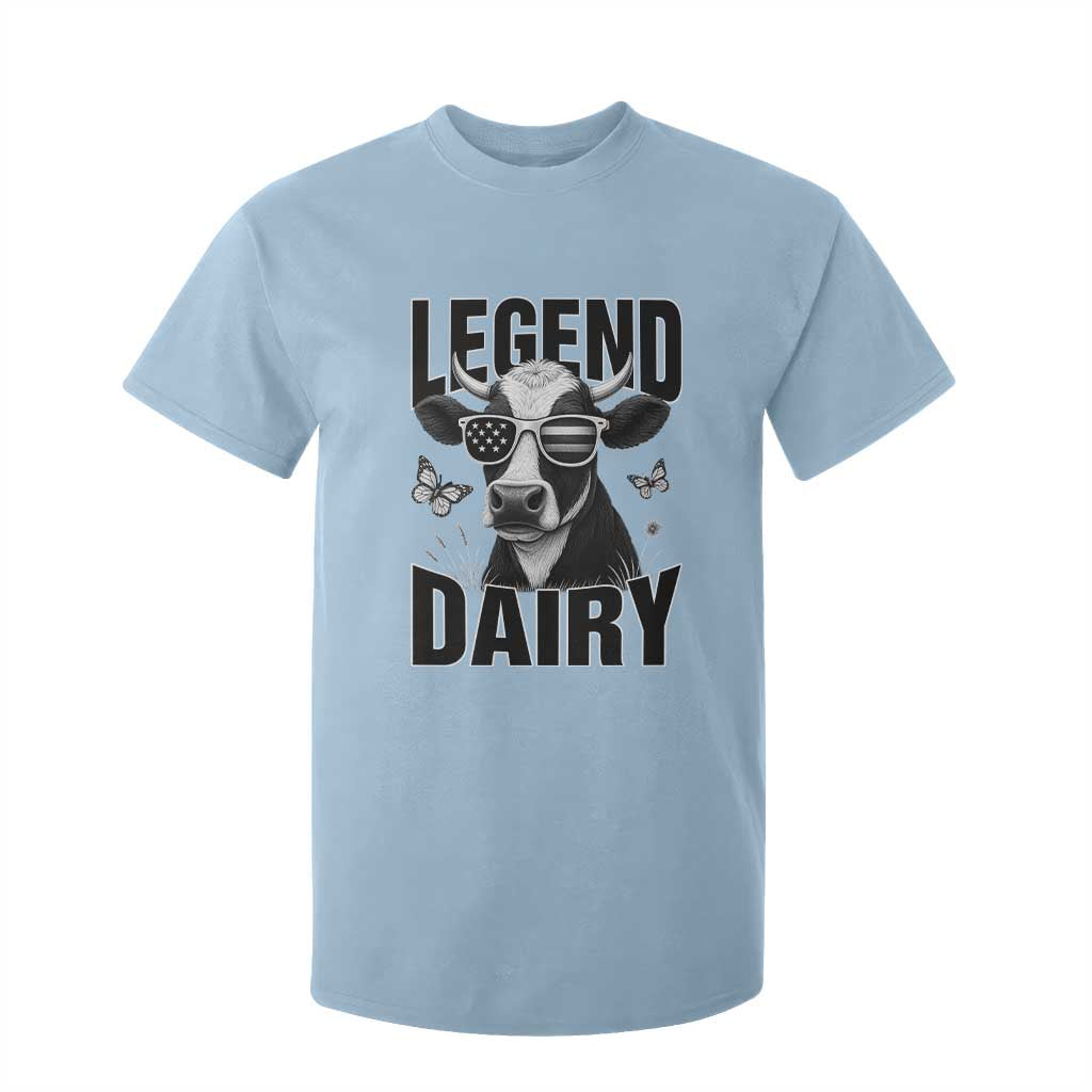 Legend Dairy T Shirt For Kid Funny Farmer Milk Joke Cow TS12 Light Blue Print Your Wear
