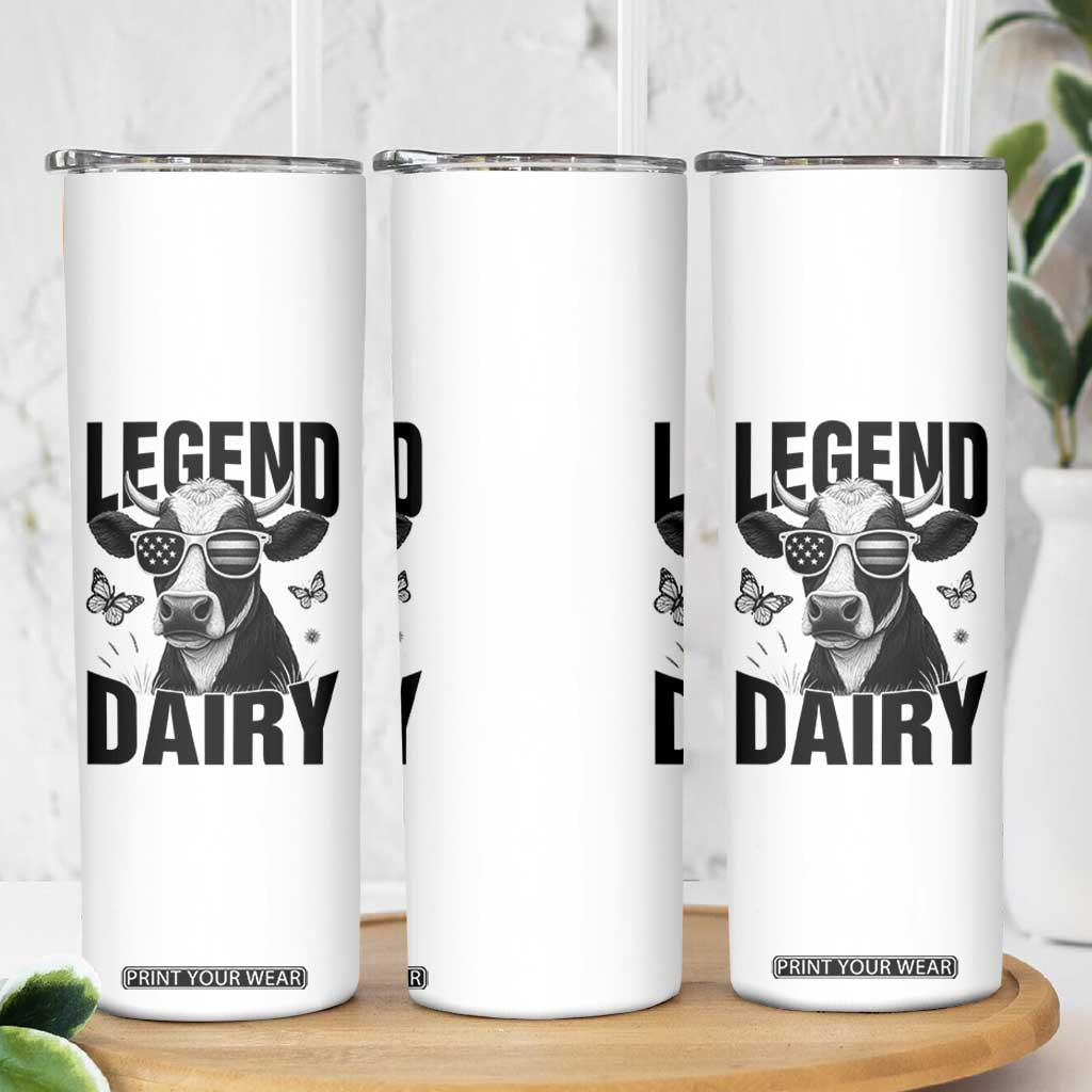 Legend Dairy Skinny Tumbler Funny Farmer Milk Joke Cow TS12 Print Your Wear