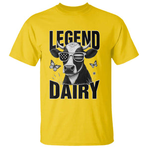 Legend Dairy T Shirt Funny Farmer Milk Joke Cow TS12 Daisy Print Your Wear