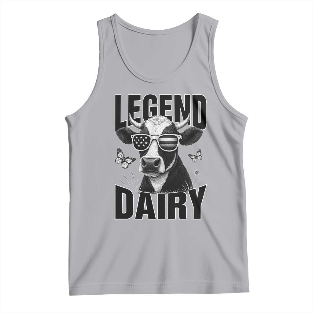 Legend Dairy Tank Top Funny Farmer Milk Joke Cow TS12 Athletic Heather Print Your Wear