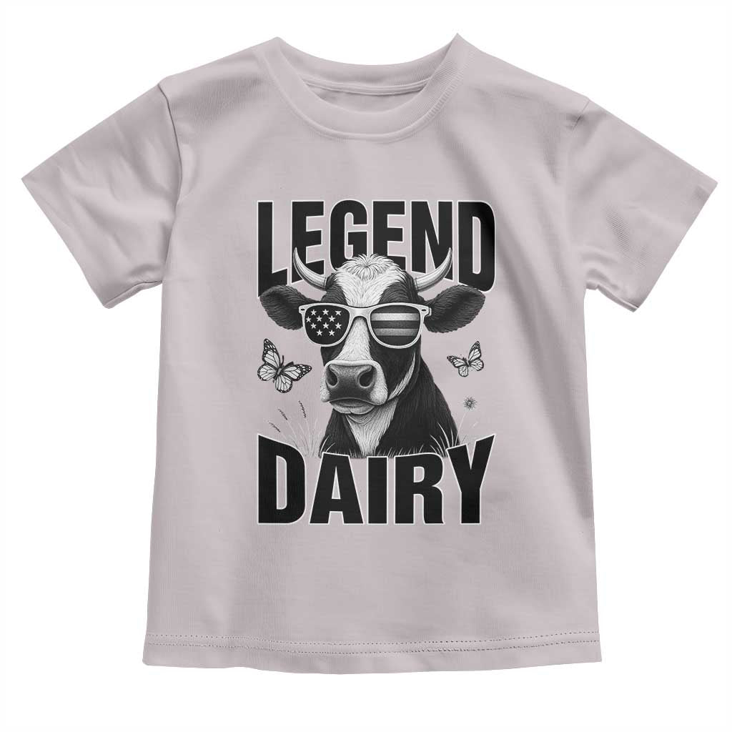 Legend Dairy Toddler T Shirt Funny Farmer Milk Joke Cow TS12 Ice Gray Print Your Wear