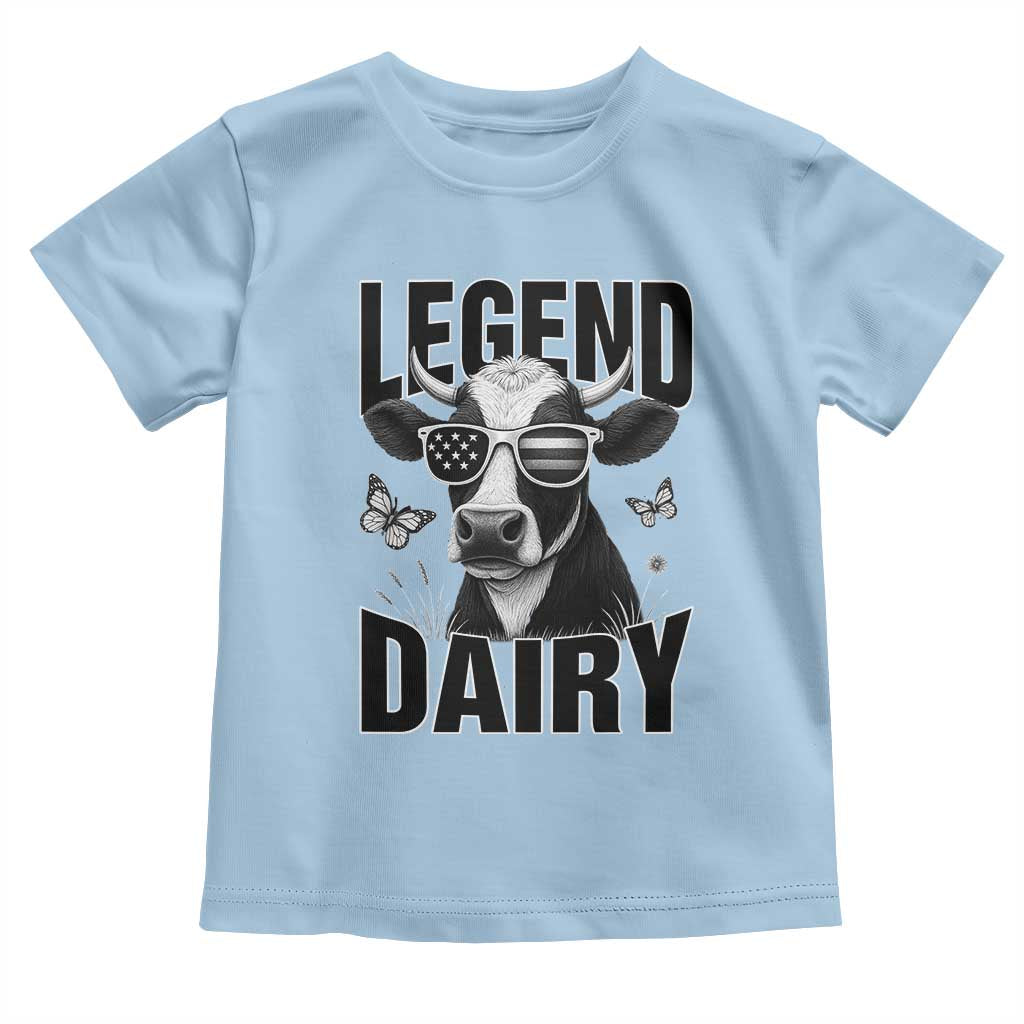 Legend Dairy Toddler T Shirt Funny Farmer Milk Joke Cow TS12 Light Blue Print Your Wear