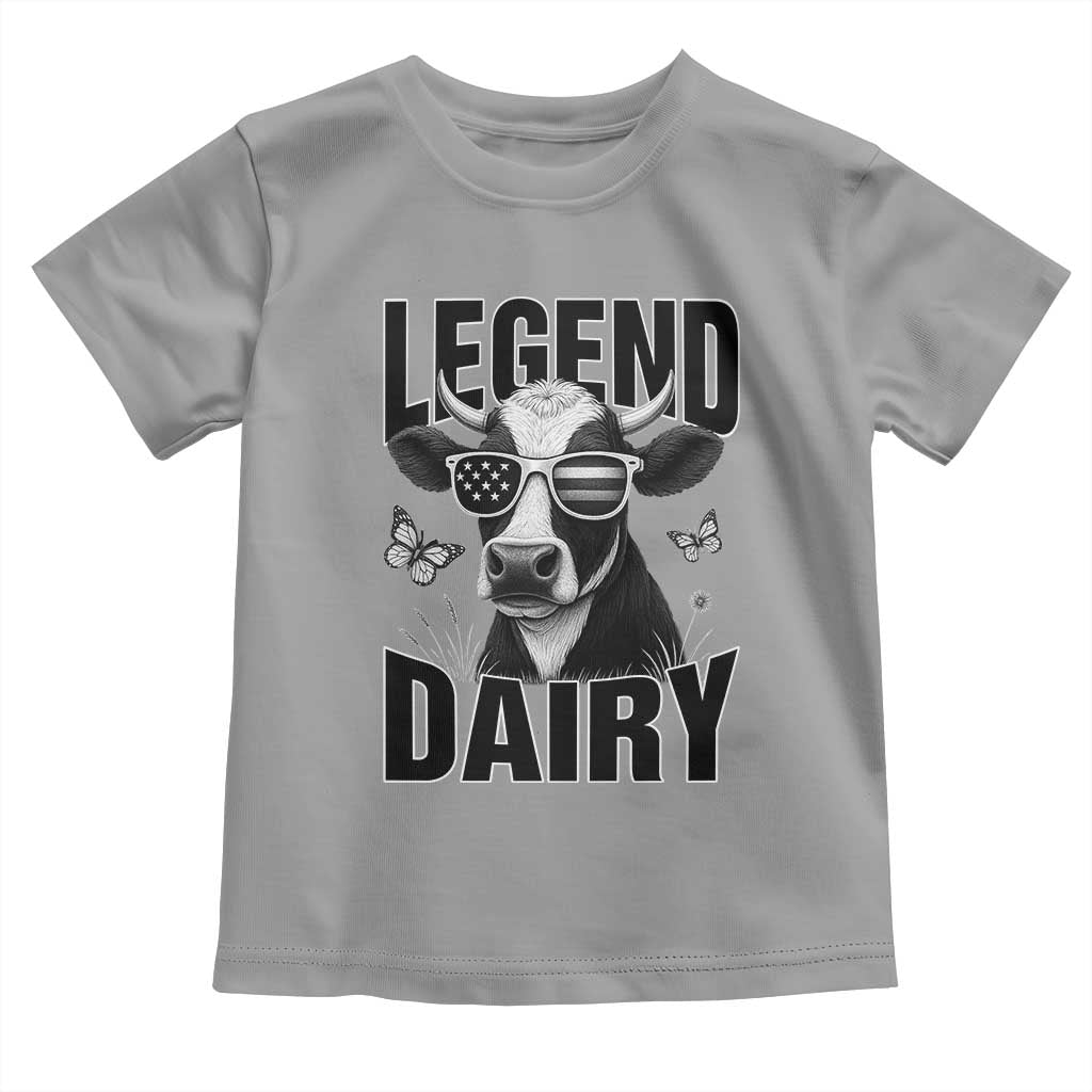 Legend Dairy Toddler T Shirt Funny Farmer Milk Joke Cow TS12 Sport Gray Print Your Wear