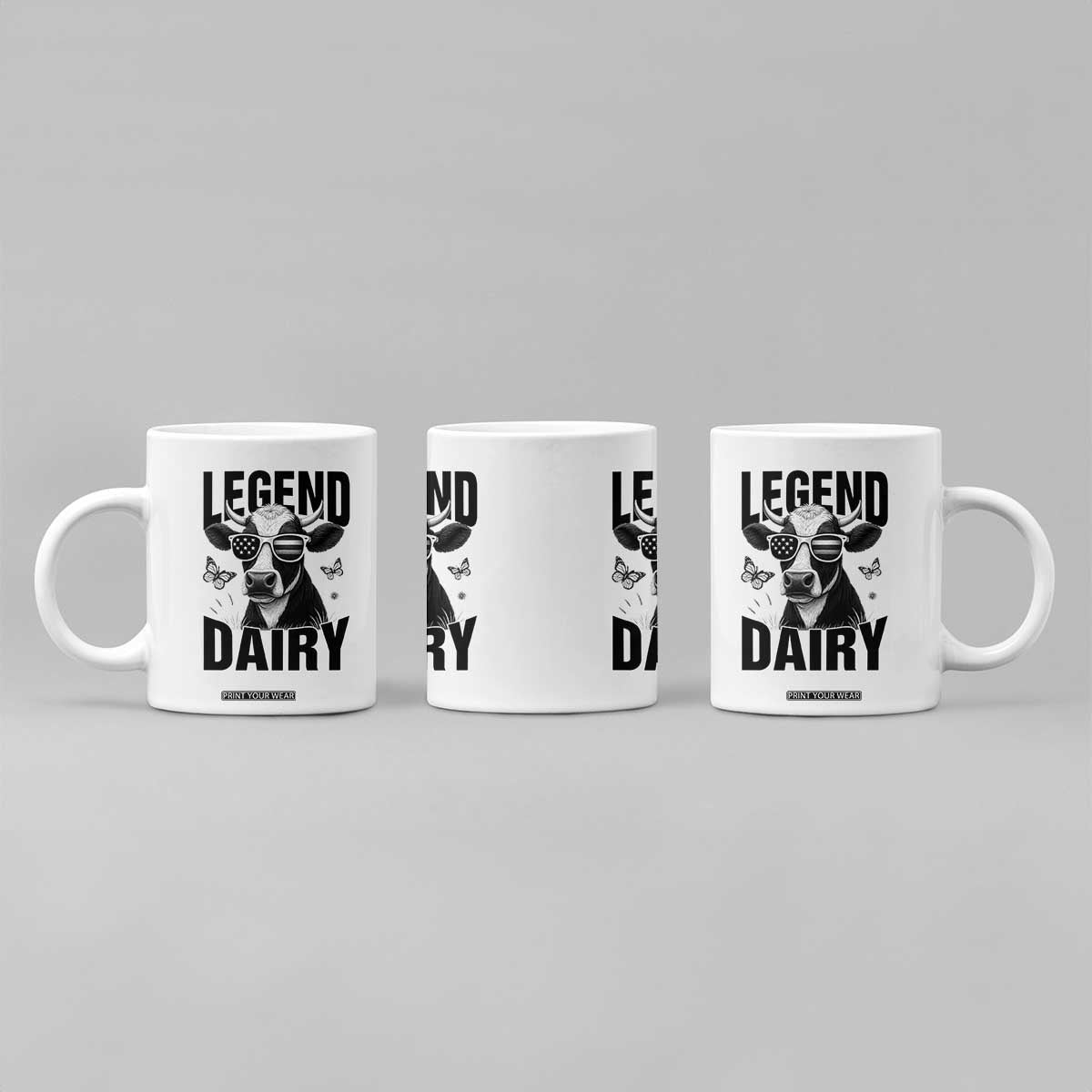 Legend Dairy Coffee Mug Funny Farmer Milk Joke Cow TS12 Print Your Wear