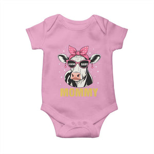 Legend Dairy Mommy Baby Onesie Funny Farmer Milk Joke Cow Mothers Day TS12 Light Pink Print Your Wear