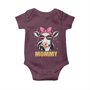 Legend Dairy Mommy Baby Onesie Funny Farmer Milk Joke Cow Mothers Day TS12 Maroon Print Your Wear