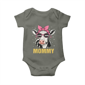 Legend Dairy Mommy Baby Onesie Funny Farmer Milk Joke Cow Mothers Day TS12 Military Green Print Your Wear