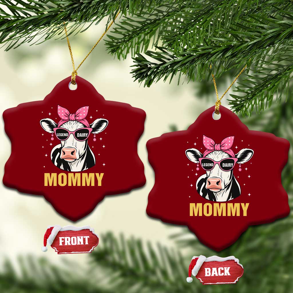 Legend Dairy Mommy Ceramic Ornament Funny Farmer Milk Joke Cow Mothers Day TS12 Print Your Wear