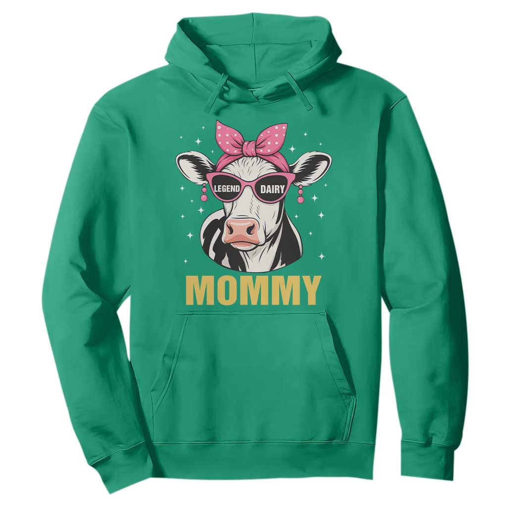 Legend Dairy Mommy Hoodie Funny Farmer Milk Joke Cow Mothers Day TS12 Irish Green Print Your Wear