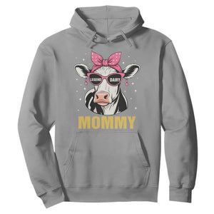 Legend Dairy Mommy Hoodie Funny Farmer Milk Joke Cow Mothers Day TS12 Sport Gray Print Your Wear