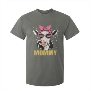 Legend Dairy Mommy T Shirt For Kid Funny Farmer Milk Joke Cow Mothers Day TS12 Military Green Print Your Wear