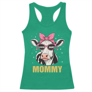Legend Dairy Mommy Racerback Tank Top Funny Farmer Milk Joke Cow Mothers Day TS12 Irish Green Print Your Wear
