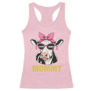 Legend Dairy Mommy Racerback Tank Top Funny Farmer Milk Joke Cow Mothers Day TS12 Light Pink Print Your Wear