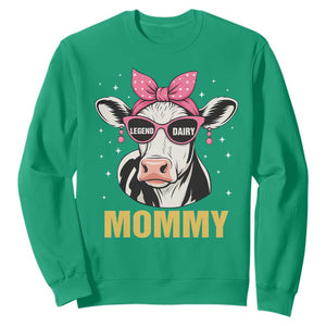 Legend Dairy Mommy Sweatshirt Funny Farmer Milk Joke Cow Mothers Day TS12 Irish Green Print Your Wear