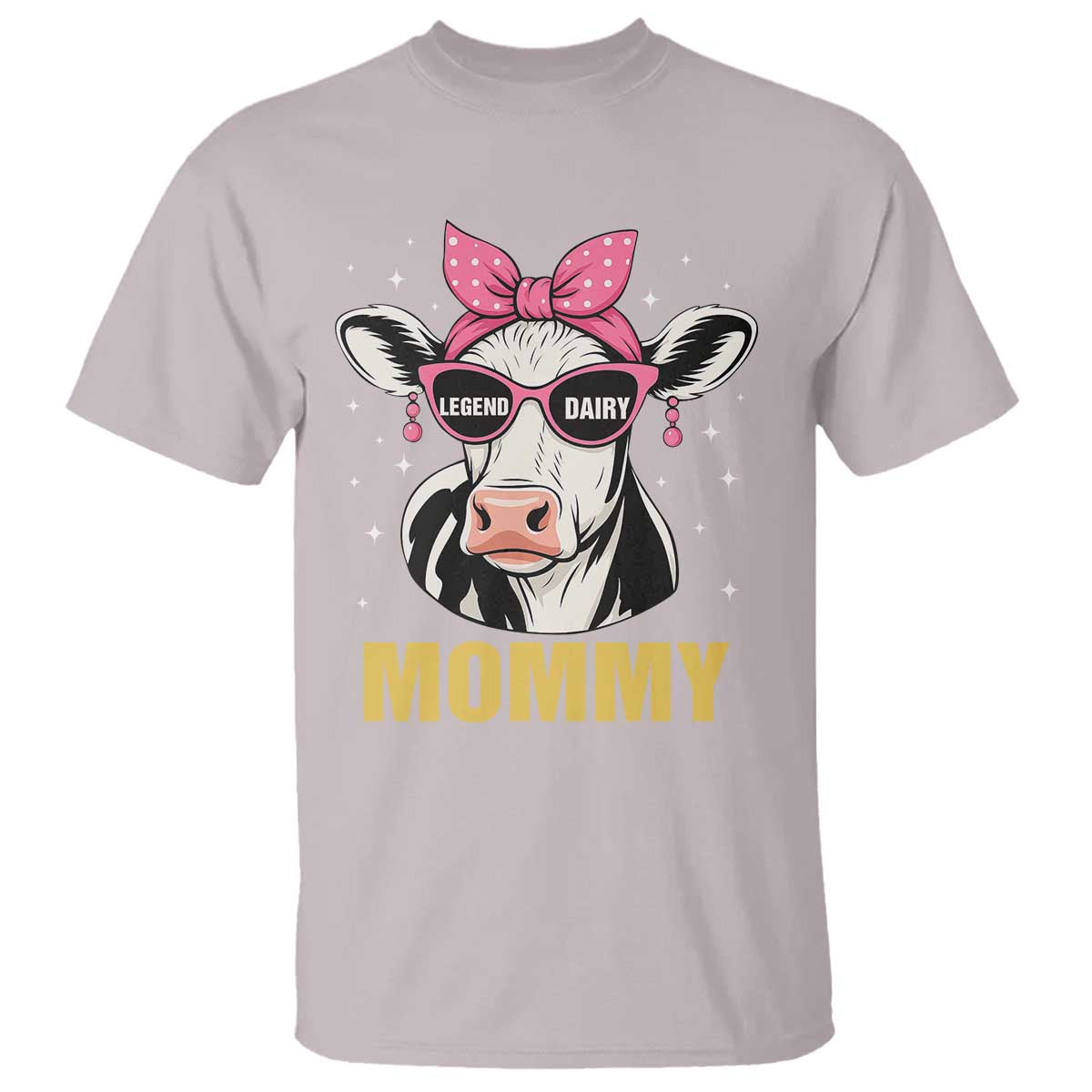 Legend Dairy Mommy T Shirt Funny Farmer Milk Joke Cow Mothers Day TS12 Ice Gray Print Your Wear