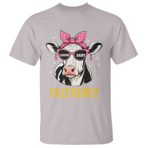 Legend Dairy Mommy T Shirt Funny Farmer Milk Joke Cow Mothers Day TS12 Ice Gray Print Your Wear