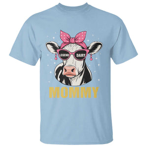 Legend Dairy Mommy T Shirt Funny Farmer Milk Joke Cow Mothers Day TS12 Light Blue Print Your Wear
