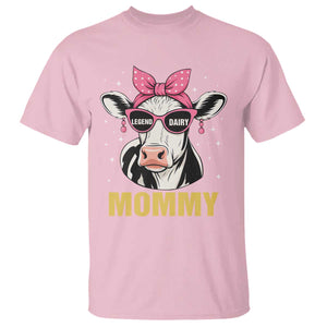 Legend Dairy Mommy T Shirt Funny Farmer Milk Joke Cow Mothers Day TS12 Light Pink Print Your Wear