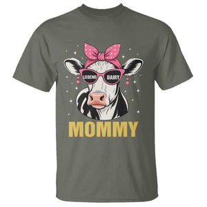 Legend Dairy Mommy T Shirt Funny Farmer Milk Joke Cow Mothers Day TS12 Military Green Print Your Wear