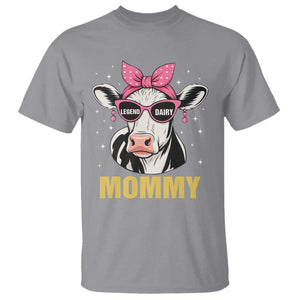 Legend Dairy Mommy T Shirt Funny Farmer Milk Joke Cow Mothers Day TS12 Sport Gray Print Your Wear